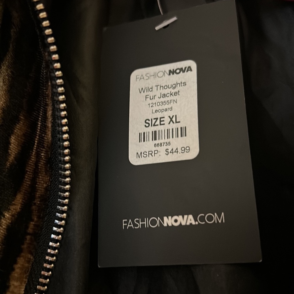 Leopard jacket wild thoughts fur jacket - Picture 6 of 6